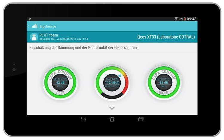 Konformität und Wirksamkeit der Gehörschützer Beispiel der CAPA-Testergebnisse